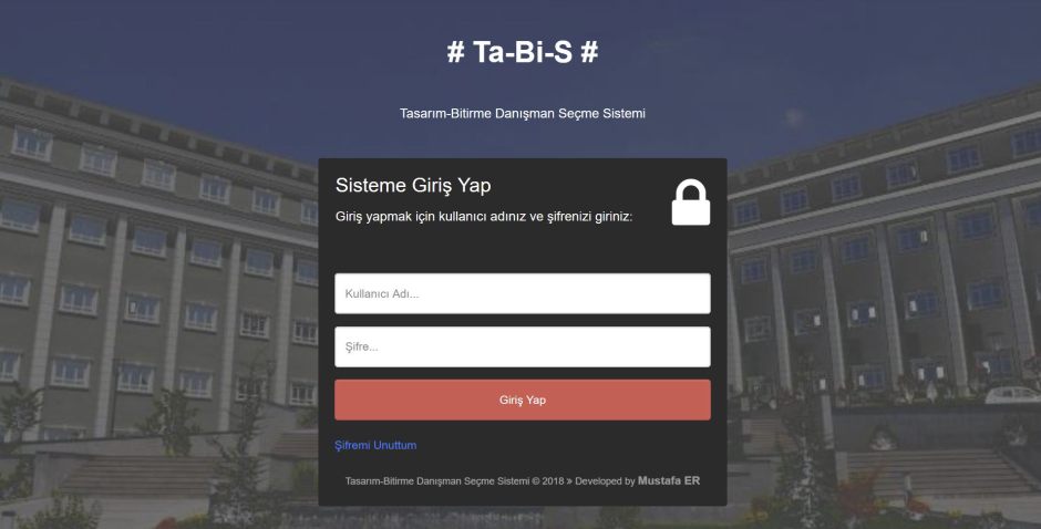 Graduate Advisor Selection System